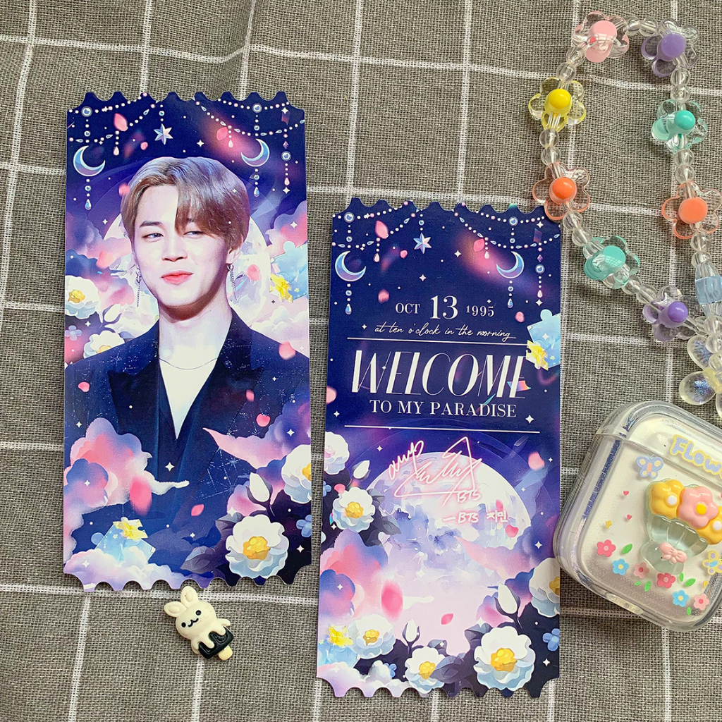 TICKET/VÉ Maknae line BTS cán bóng