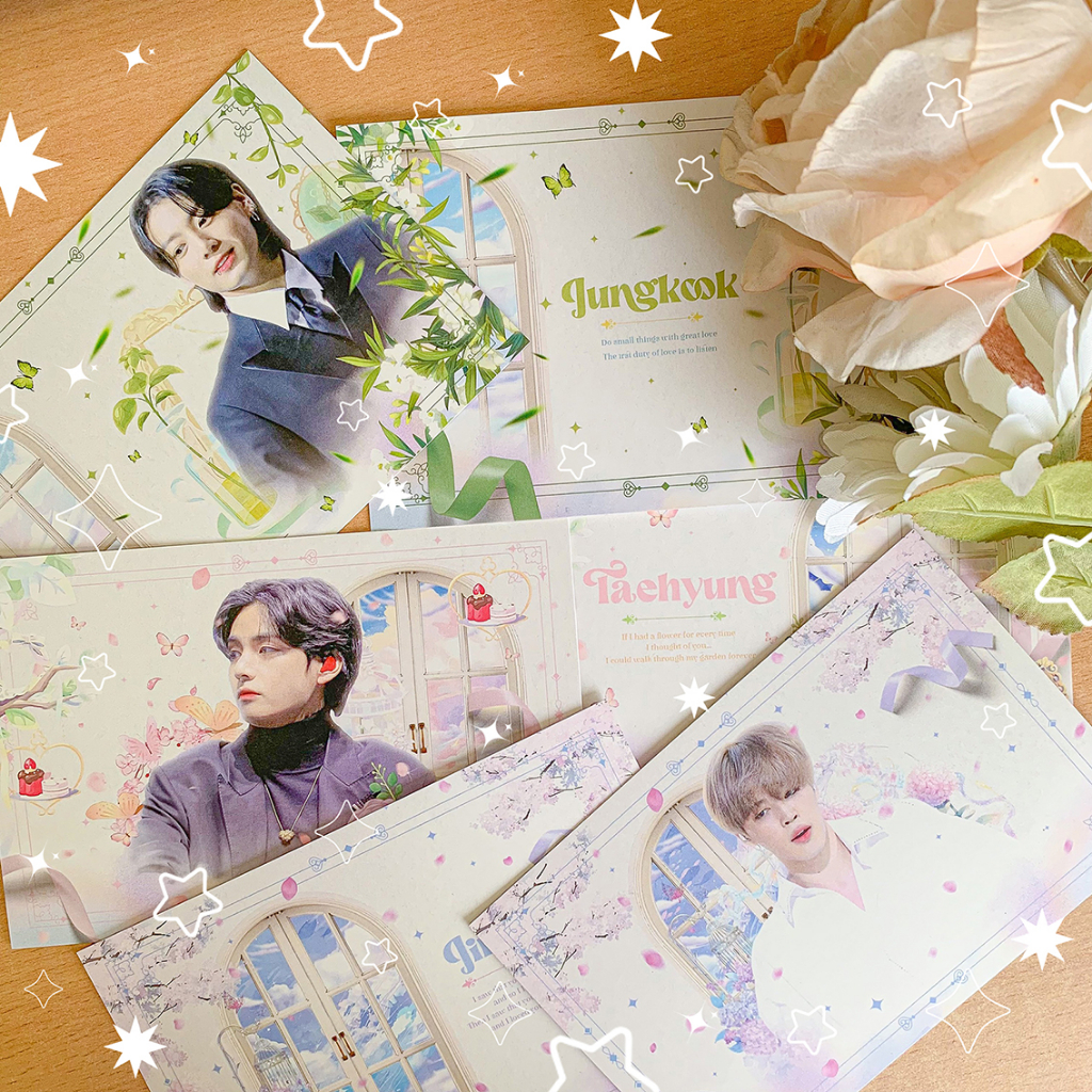 [ĐỘC QUYỀN] POSTCARD/BƯU THIẾP BTS cán mờ