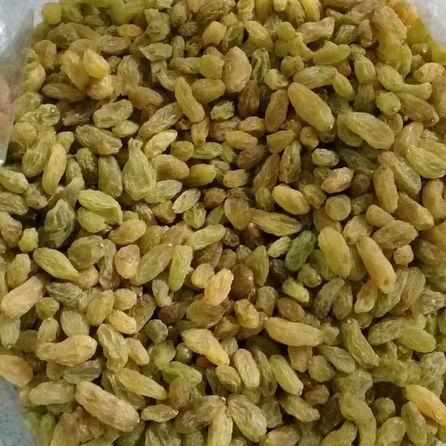 500G nho xanh sấy khô không đường, nho khô xanh ninh thuận hàng loại 1 sấy khô tự nhiên -NXK