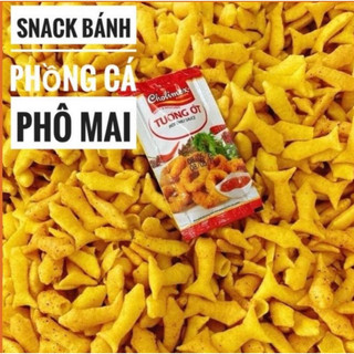 Snack bánh cá phồng vị phô mai giòn rụm thơm ngon