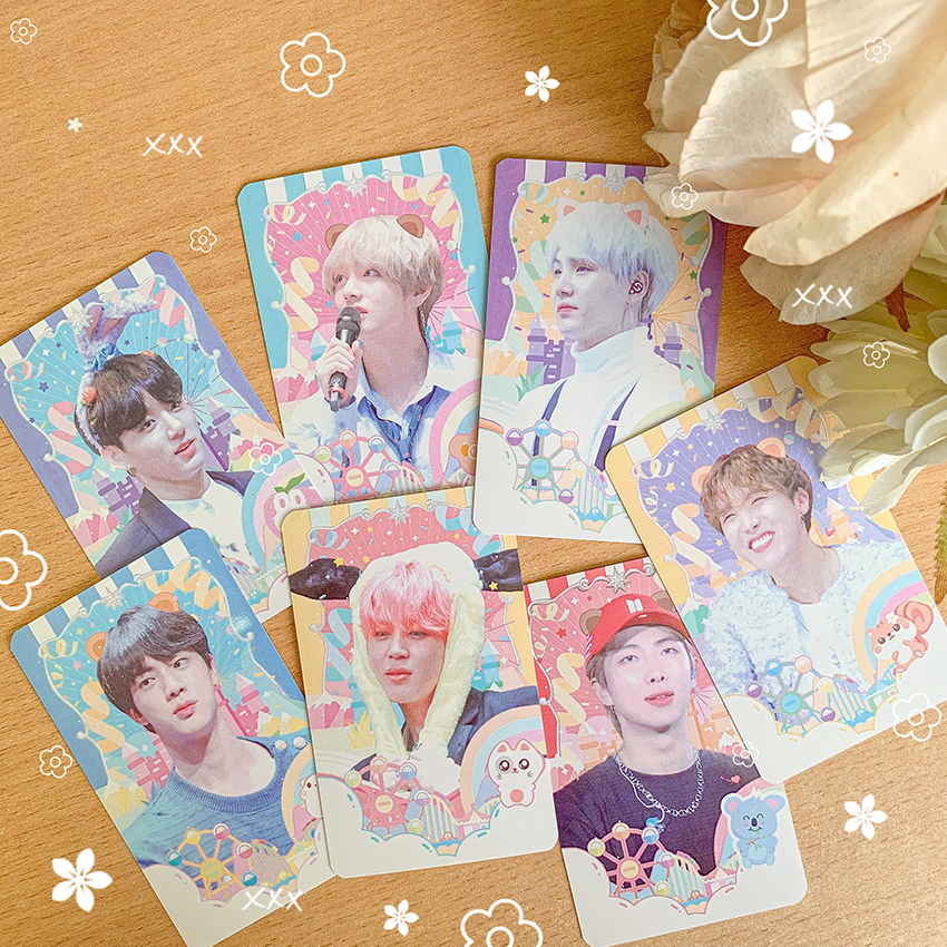 PHOTOCARD UNOFF BTS cán bóng cute