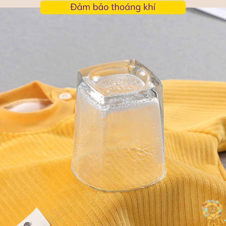 Bộ nỉ bông cho bé trai bộ quần áo nỉ bên trong lót lông cho bé dài tay chất nỉ nhung siêu ấm 2023