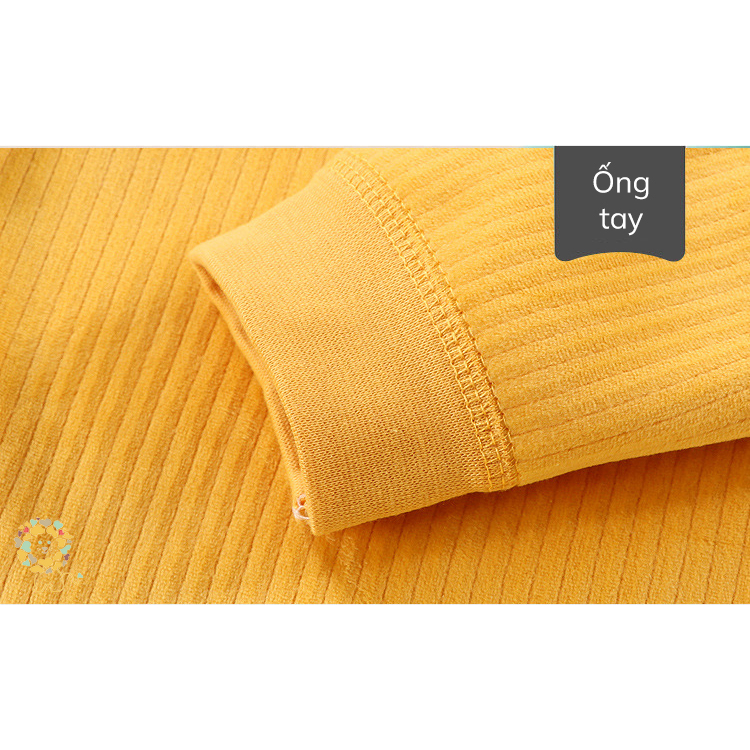 Bộ nỉ bông cho bé trai bộ quần áo nỉ bên trong lót lông cho bé dài tay chất nỉ nhung siêu ấm 2023