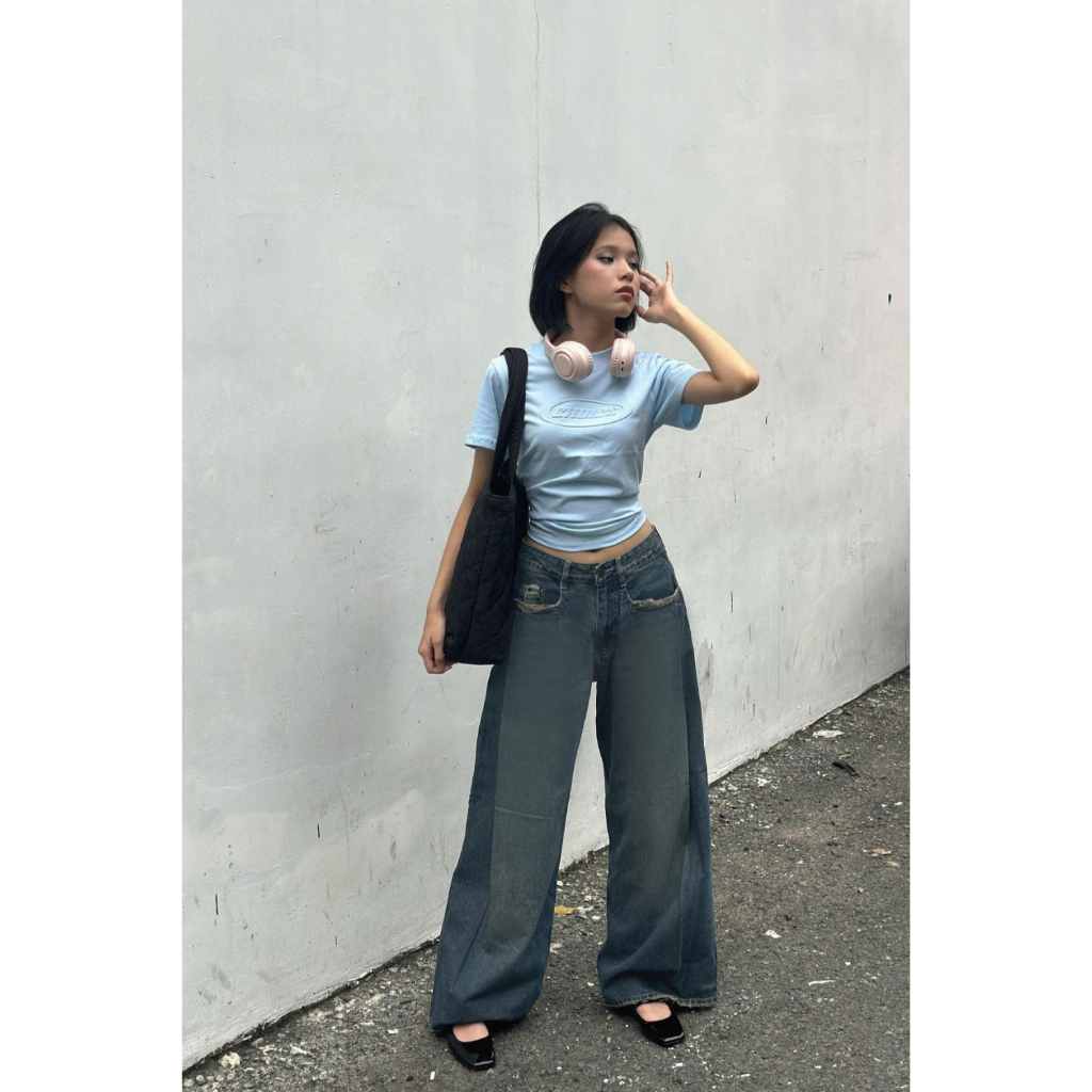 Quần Jean Dài Ống Rộng CHOICE.SG - Amanda Jeans