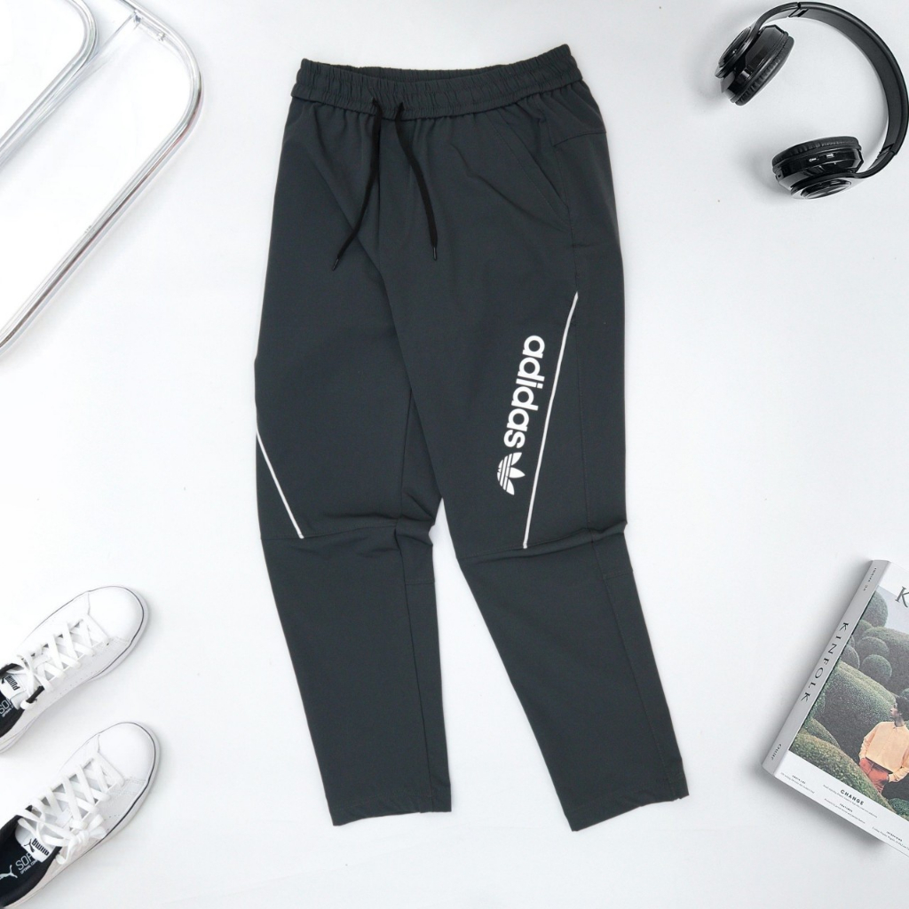 Quần Nam Thể Thao DAS Cao Cấp Vải Gió Sần Co Giãn . Quần Dài Nam Thể Thao Cạp Chun Co Giãn