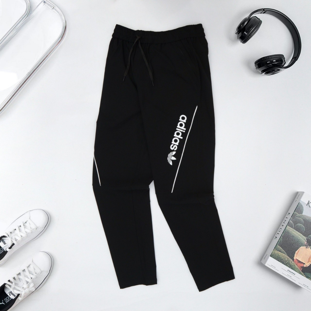 Quần Nam Thể Thao DAS Cao Cấp Vải Gió Sần Co Giãn . Quần Dài Nam Thể Thao Cạp Chun Co Giãn