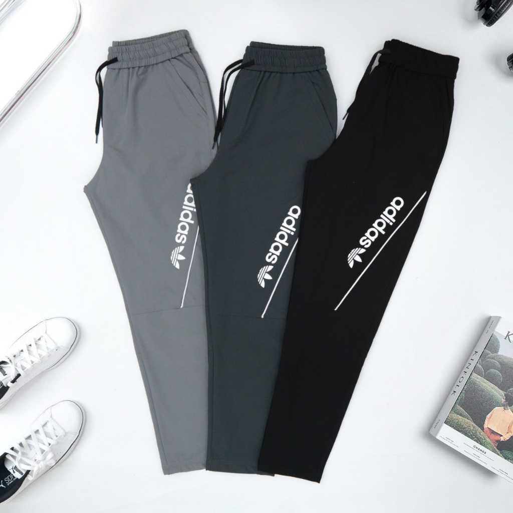 Quần Nam Thể Thao DAS Cao Cấp Vải Gió Sần Co Giãn . Quần Dài Nam Thể Thao Cạp Chun Co Giãn