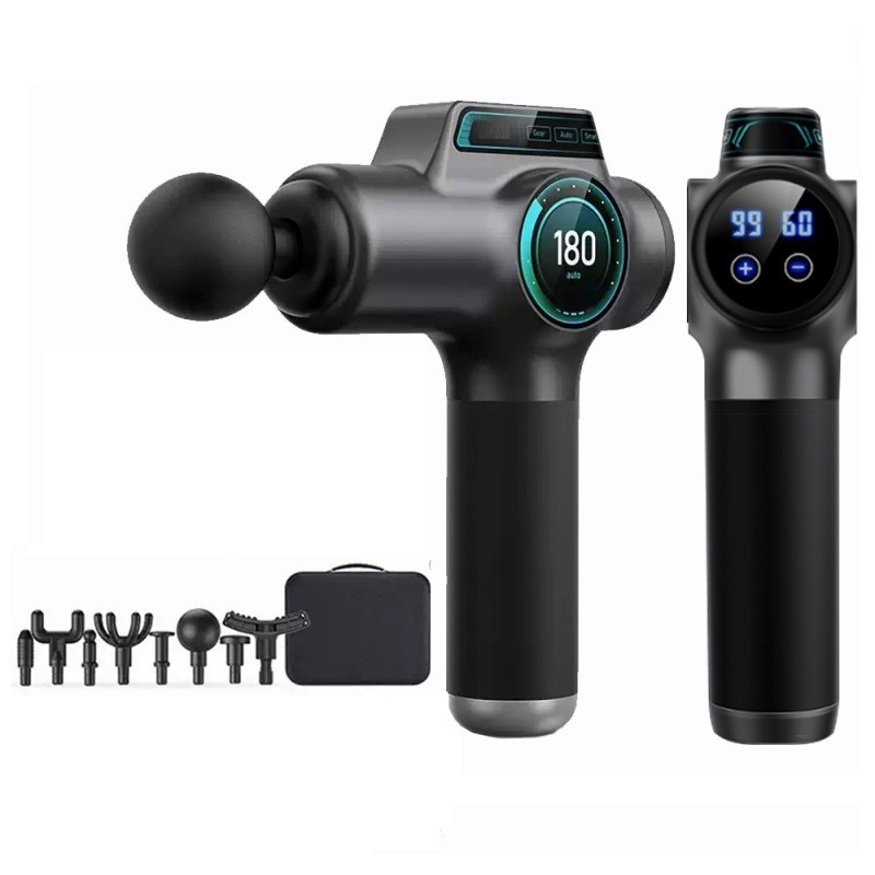 Máy massage cầm tay 8 đầu 99 cấp độ OTAKA mát xa cổ vai gáy chân bụng - Súng massage cầm tay chuyên nghiệp