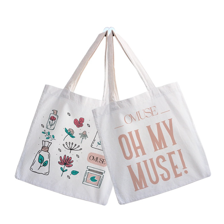 Quà tặng Túi Tote OMUSE vải canvas dễ thương