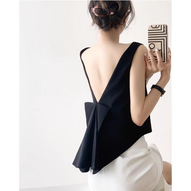 Áo sơ mi ulzzang khoét lưng