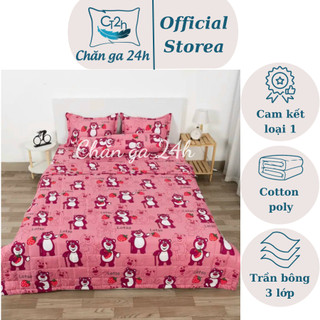 Chăn hè cotton poly siêu mềm. trần bông 3 lớp, chăn hè thu nhiều màu