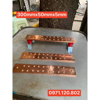 Bộ bảng đồng đỏ tiếp địa 300mm x 50mm x 5mm