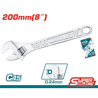 8 inch mỏ lết tiêu chuẩn total tht101083
