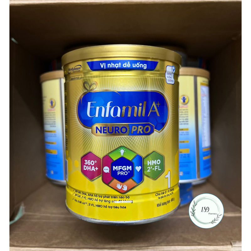 Sữa Enfamil A+ NeuroPro 0-6 tháng tuổi - 400g - Date mới nhất