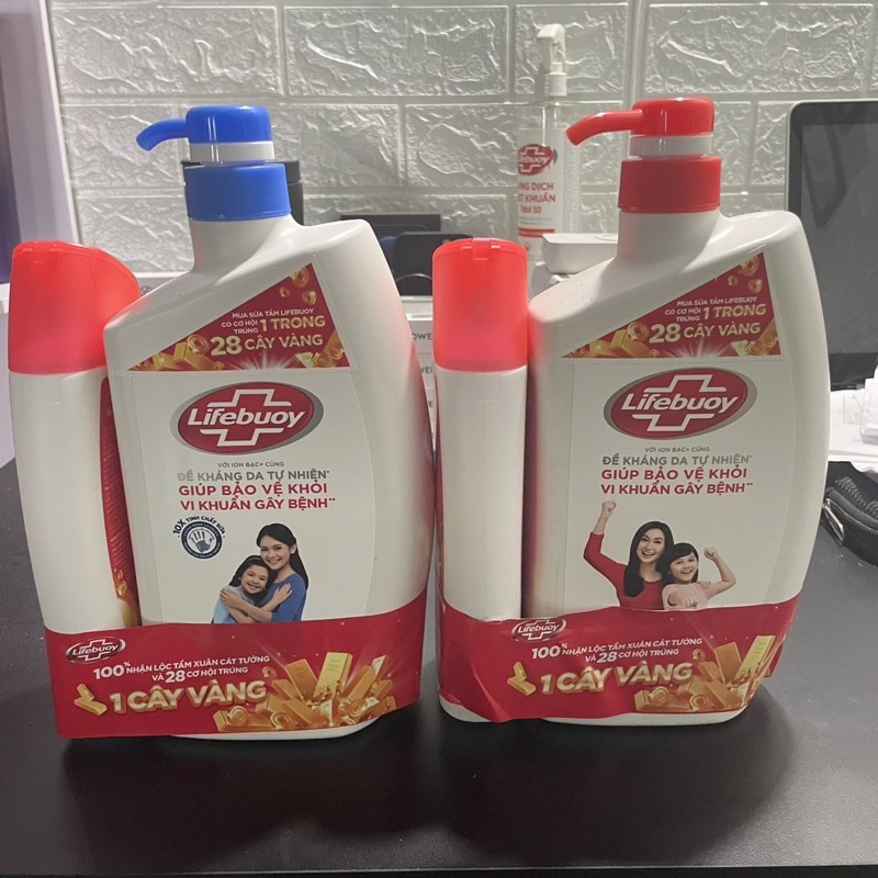Sữa tắm lifebuoy 1,1kg hoặc 800gr tặng kèm quà