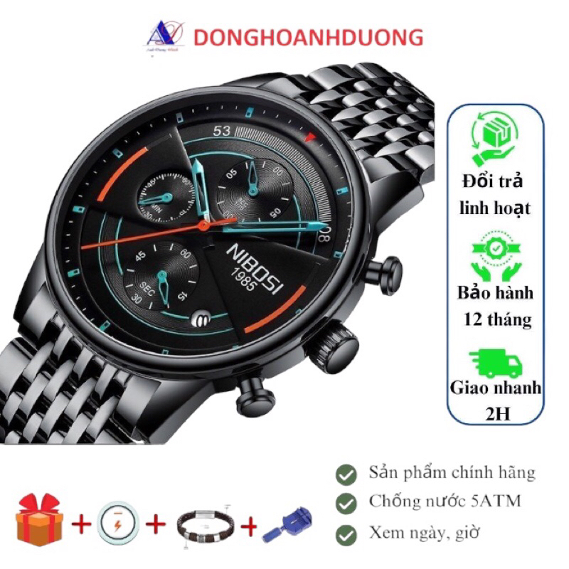 Đồng hồ nam Nibosi 2389