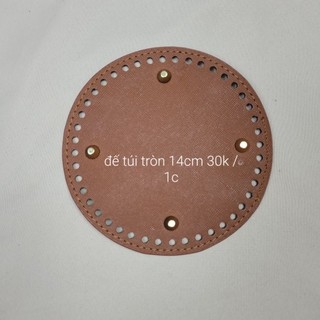 Đế túi da đục lỗ sẵn