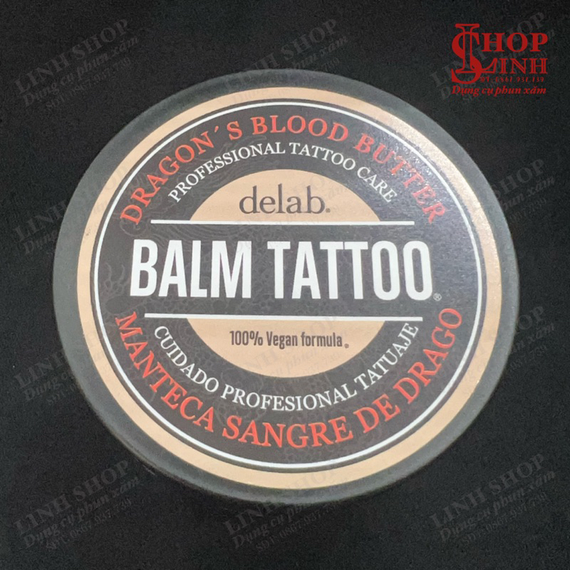 Dưỡng Balm Tattoo 50gam, dưỡng ẩm phục hồi môi, dưỡng mày môi, phun xăm hình nghệ thuật Linh Shop...