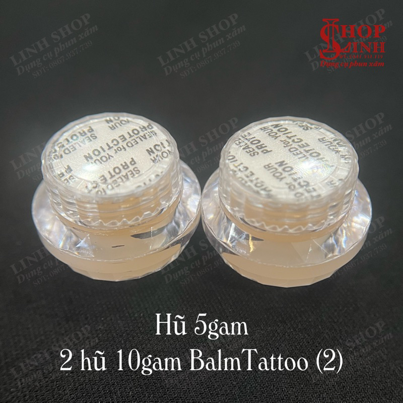 Dưỡng Balm Tattoo 50gam, dưỡng ẩm phục hồi môi, dưỡng mày môi, phun xăm hình nghệ thuật Linh Shop...