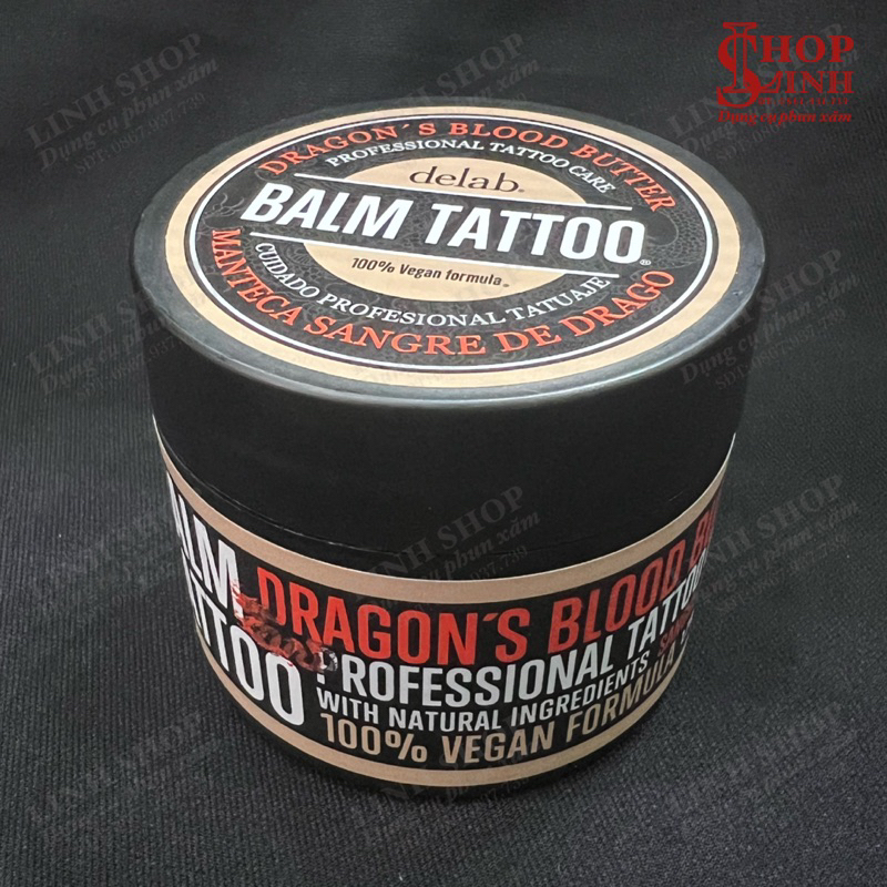 Dưỡng Balm Tattoo 50gam, dưỡng ẩm phục hồi môi, dưỡng mày môi, phun xăm hình nghệ thuật Linh Shop...