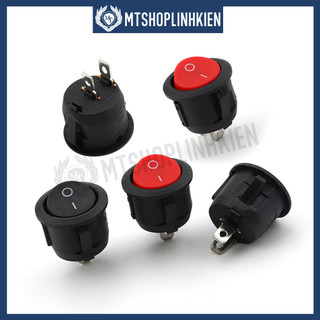 Công tắc bập bênh tròn 2 chân 20mm kdc1-105 6a/250v
