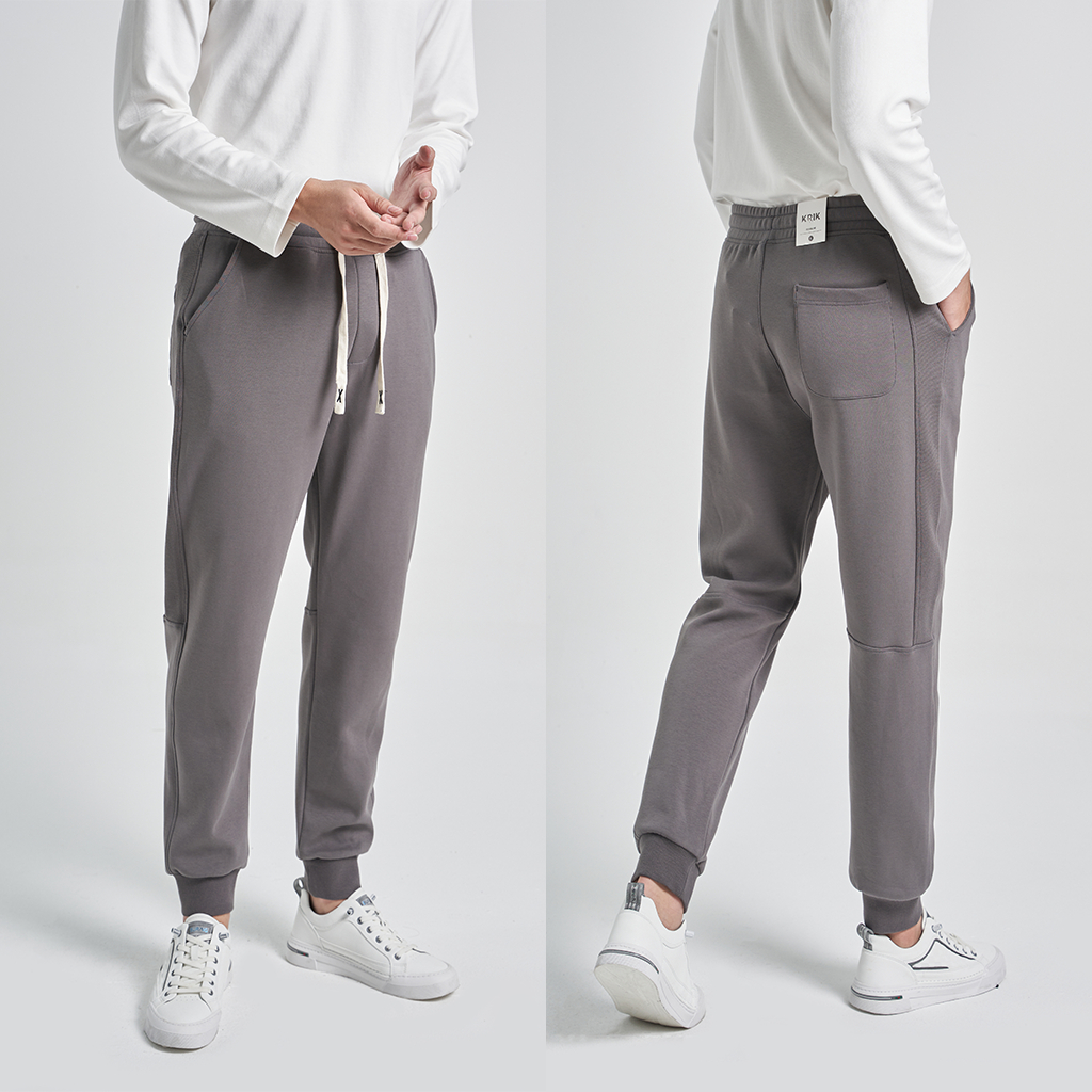 Quần Jogger Nỉ Cotton Co Giãn Phom Regular Local Brand KRIK JG0362