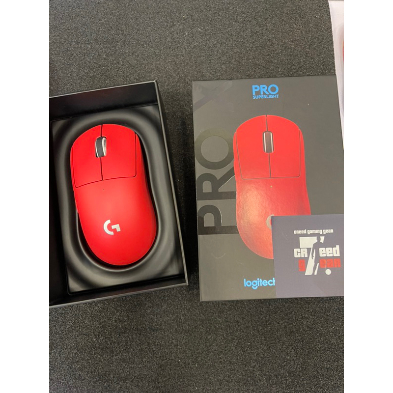 Chuột không dây Logitech G Pro X Superlight màu đỏ Chính hãng