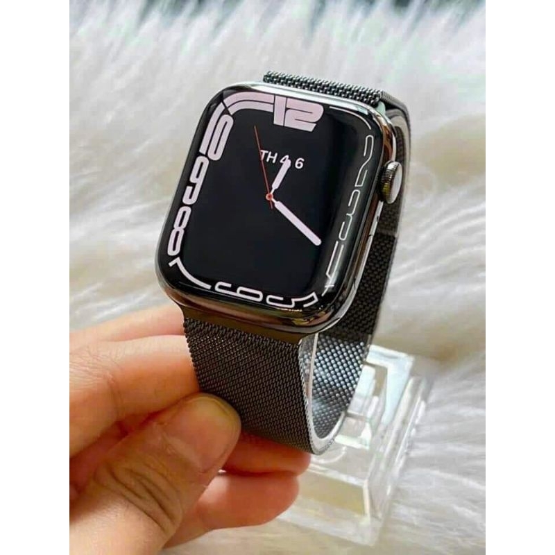 Đồng Hồ Thông Minh Nhận Thông Báo Zalô Face / Smart Watch Khung Thép - Màn Hình Tràn Viền Cao Cấp