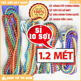 ✅[Bó 10 Sợi 1.2M]Dây thun/chun tròn màu 9ly, ràng (buộc, cột, chằng) đồ chở hàng xe máy