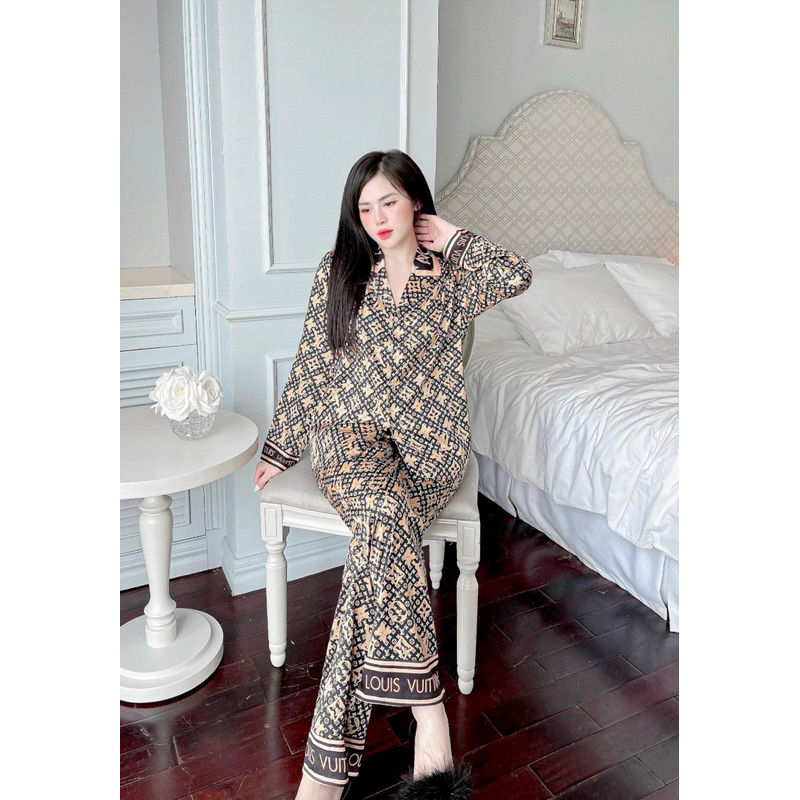 Size 45-60kg- hàng cao cấp pizama lụa xước