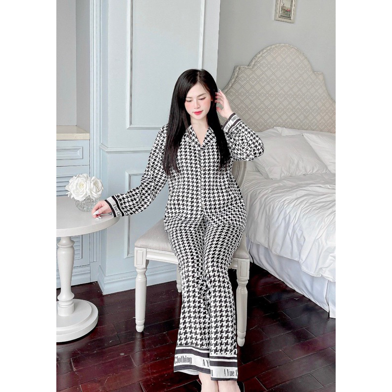 Size 45-60kg- hàng cao cấp pizama lụa xước