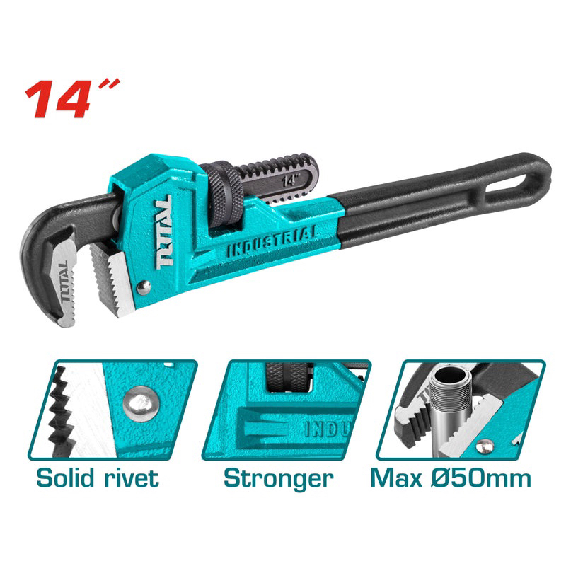 Mỏ lết răng mở ống 14 inch TOTAL THT171146 (Chính hãng TPC)