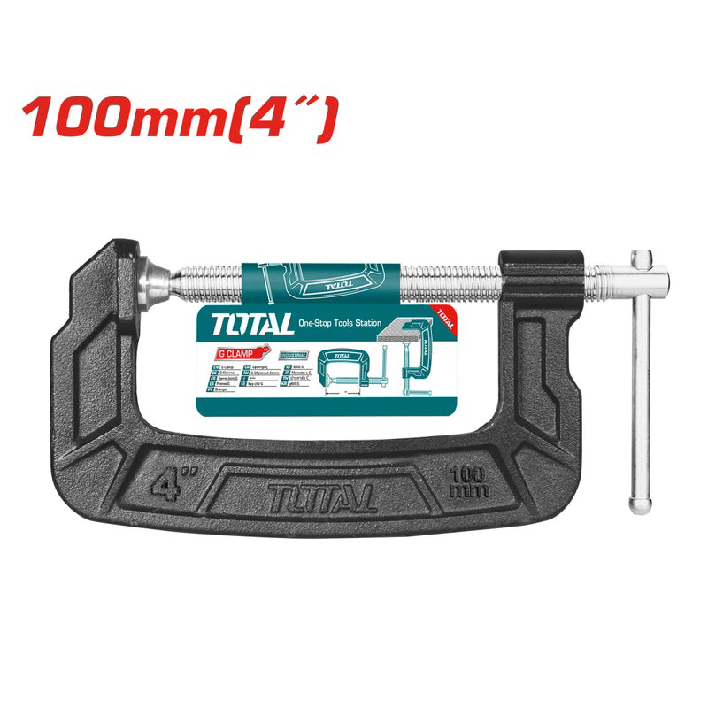 Kẹp chử G loại 4 inch TOTAL THT13141