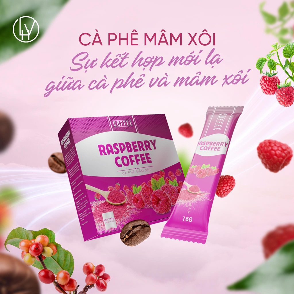 Cà phê giảm cân mâm xôi Raspberry Coffee Cà phê mâm xôi Chính hãng