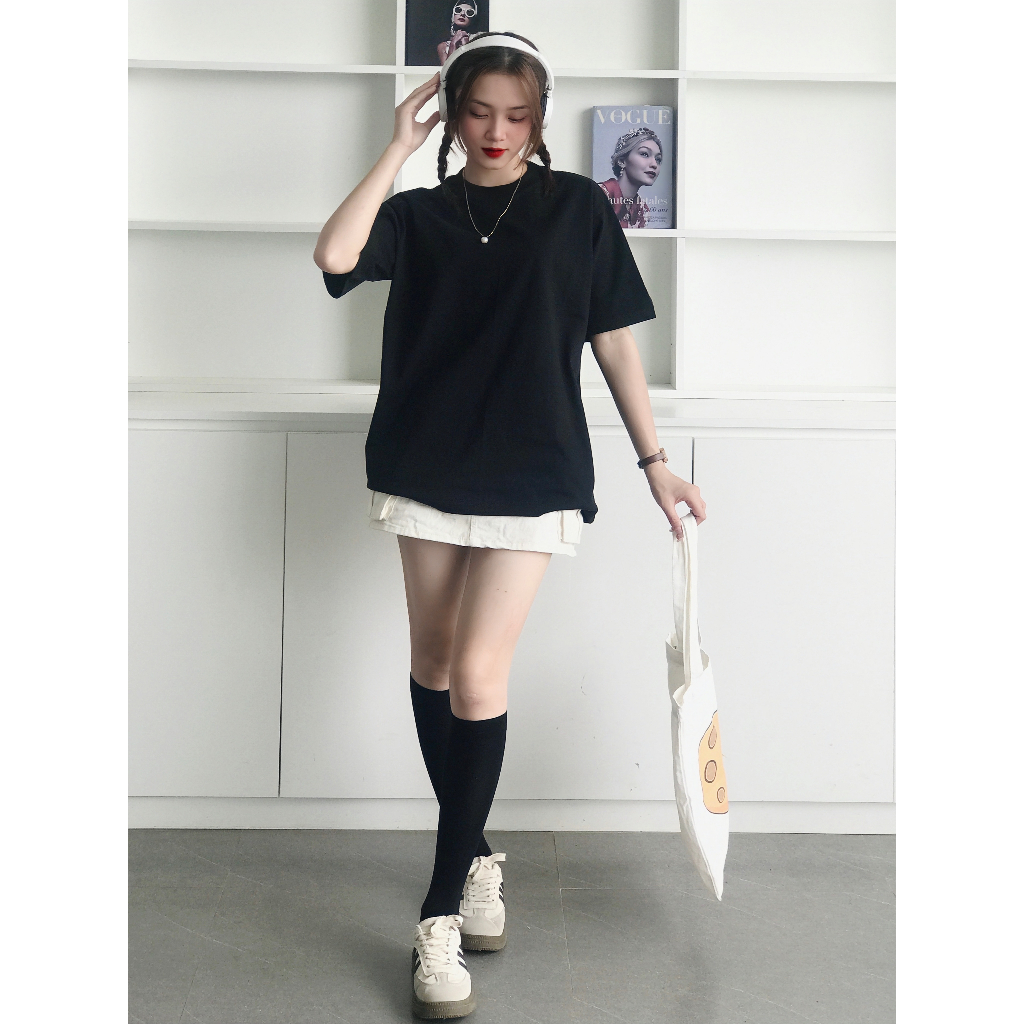 Áo thun trơn nam nữ Cattus đơn giản nhiều màu áo phông local brand 100% cotton  2 chiều dáng rộng cổ tròn oversize CT001