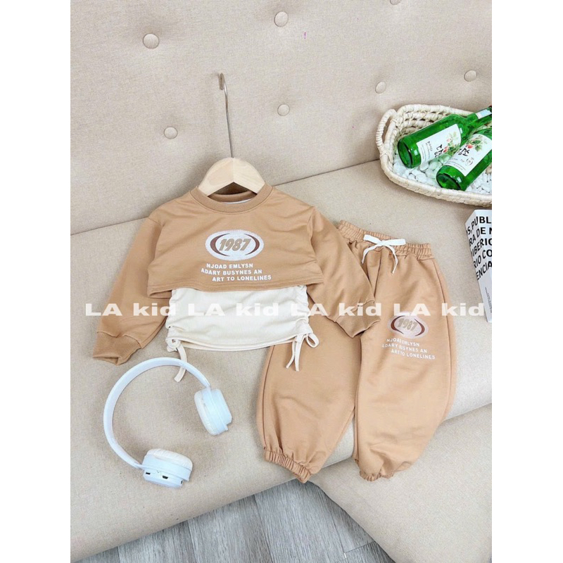 Set 3ct rút hông 1987 bé gái