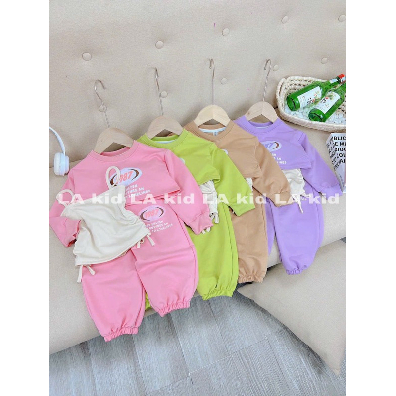 Set 3ct rút hông 1987 bé gái