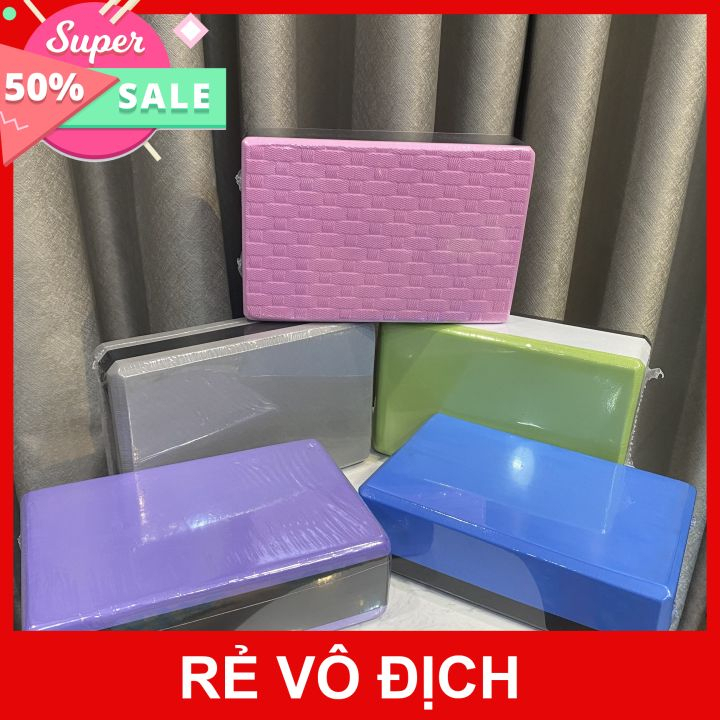 Gạch Xốp Tập Yoga 3 Lớp Cao Cấp  Siêu Đặc, Siêu Nặng, Siêu Bền. Yoga Block Gạch Yoga Dụng Cụ Tập Yoga Tại Nhà