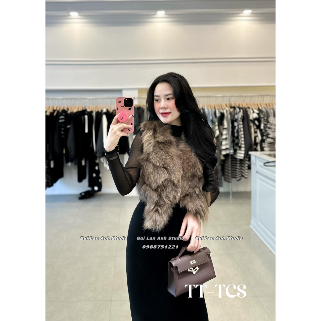 Áo ghile lông cao mềm mượt 4 màu qc