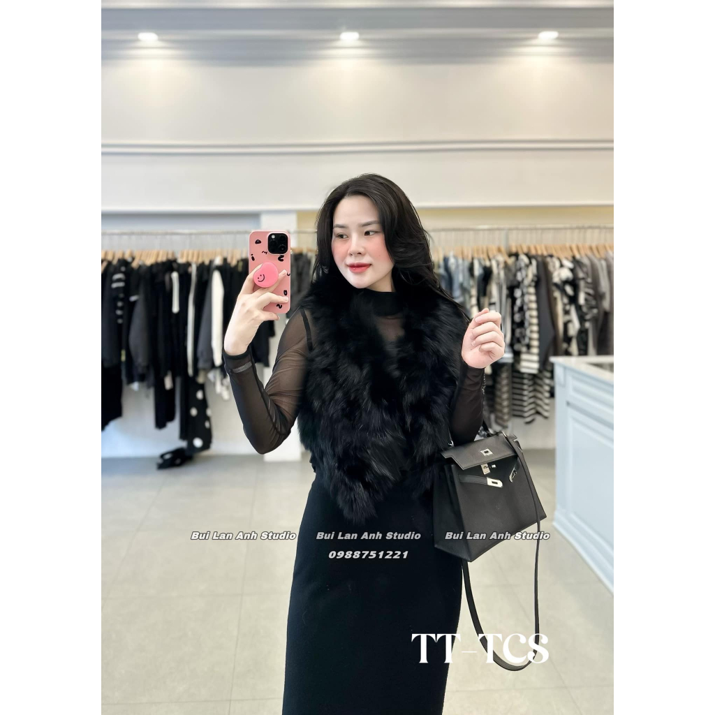 Áo ghile lông cao mềm mượt 4 màu qc