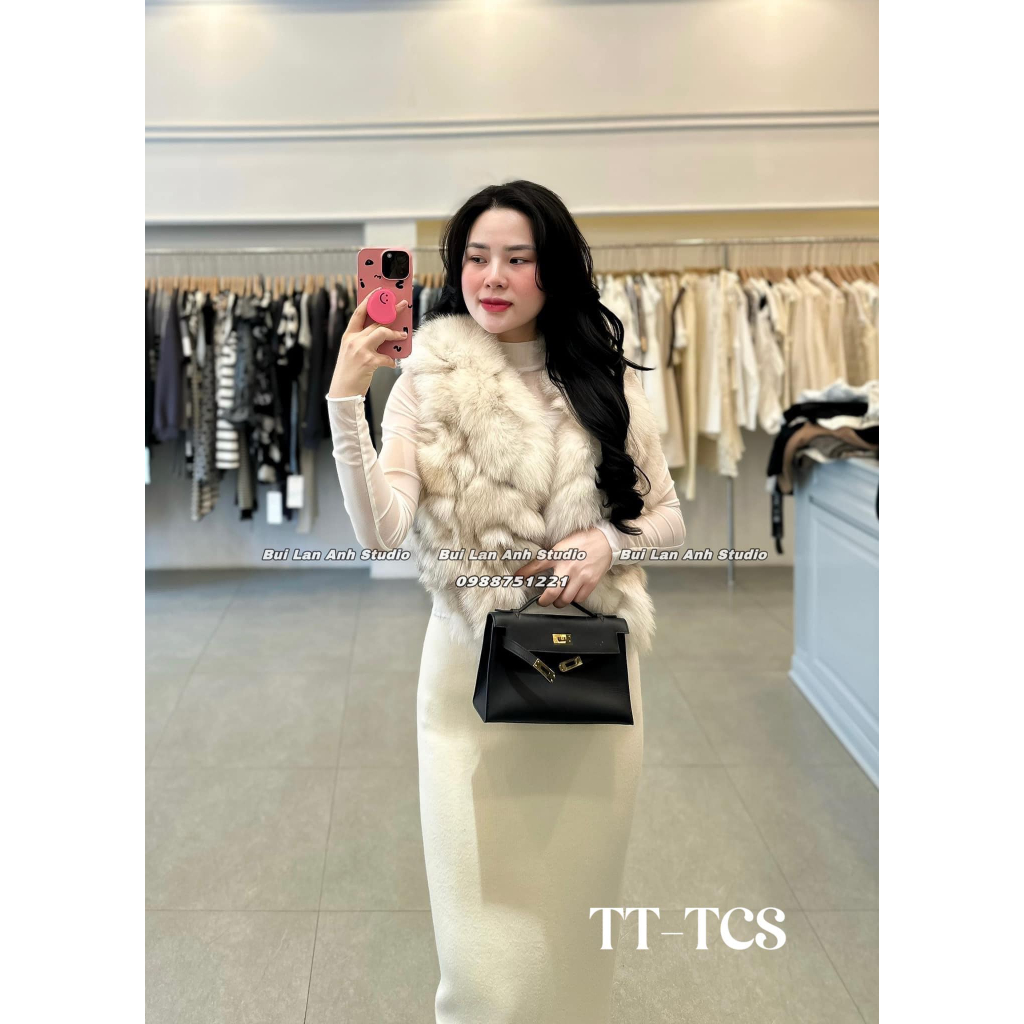 Áo ghile lông cao mềm mượt 4 màu qc