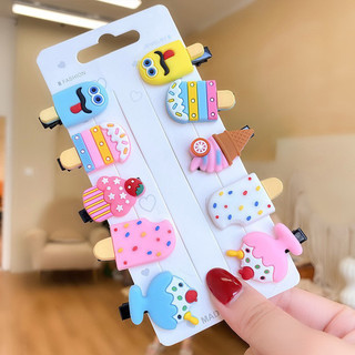 Sét 10 kẹp tóc dễ thương cho bé