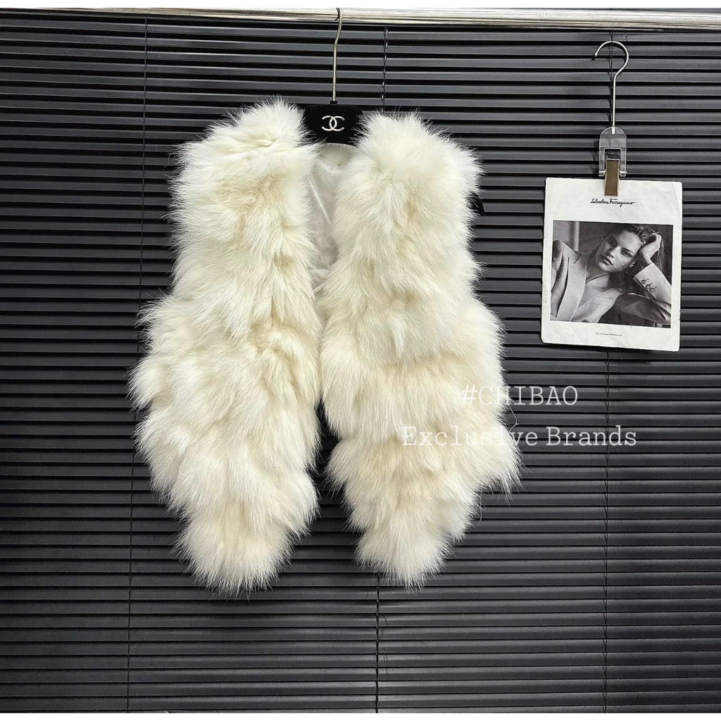 Áo ghile lông cao mềm mượt 4 màu qc