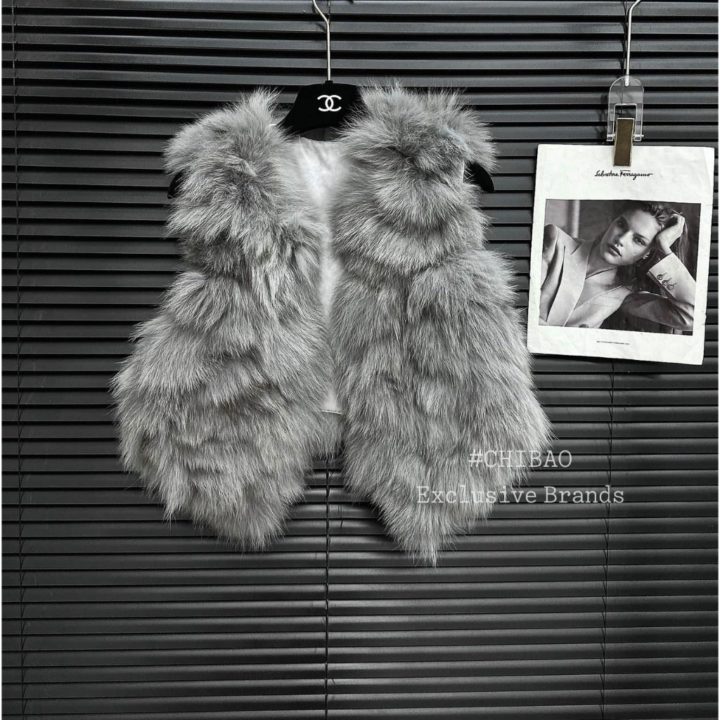 Áo ghile lông cao mềm mượt 4 màu qc