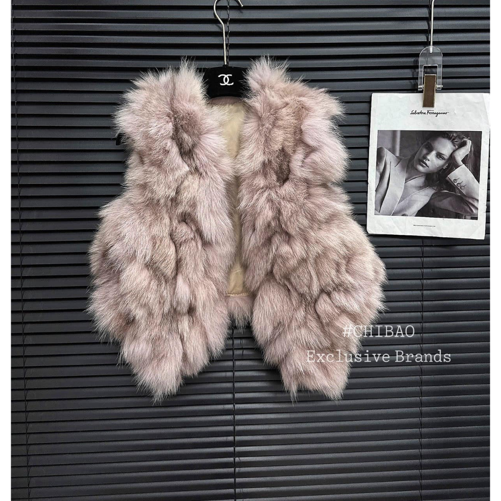 Áo ghile lông cao mềm mượt 4 màu qc