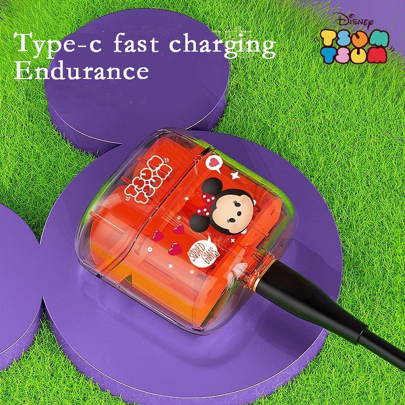- Tai Nghe Bluetooth 5.3 Lenovo Disney DB1 Tsumtsum - Chống thấm nước - Khử ồn - Âm thanh HIFI Stereo