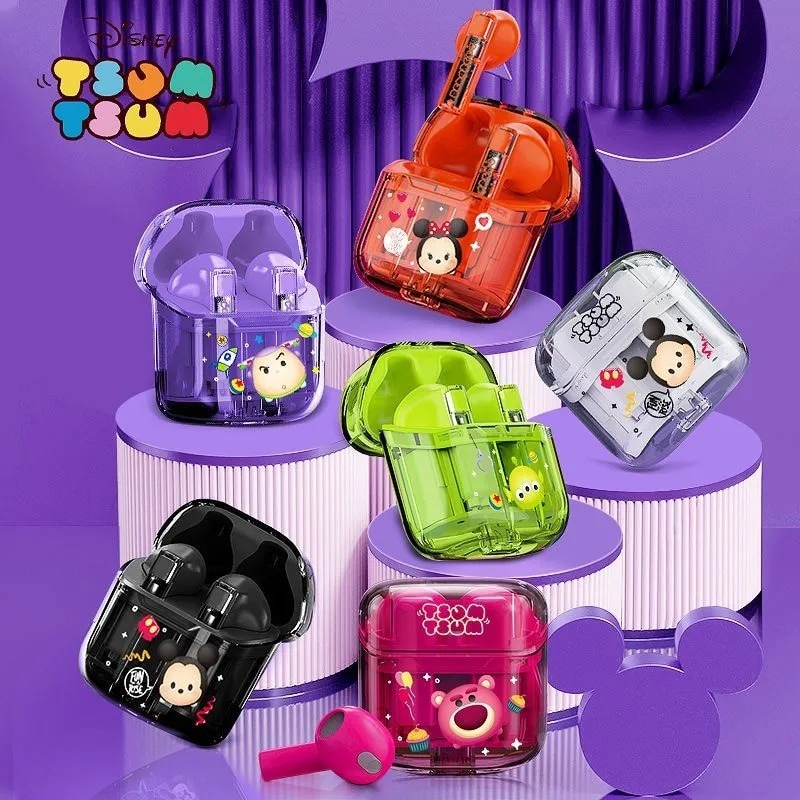 - Tai Nghe Bluetooth 5.3 Lenovo Disney DB1 Tsumtsum - Chống thấm nước - Khử ồn - Âm thanh HIFI Stereo