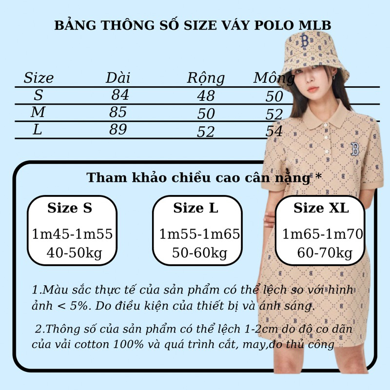 Váy polo nữ nhiều màu thêu logo họa tiết hàng xuất siêu xinh