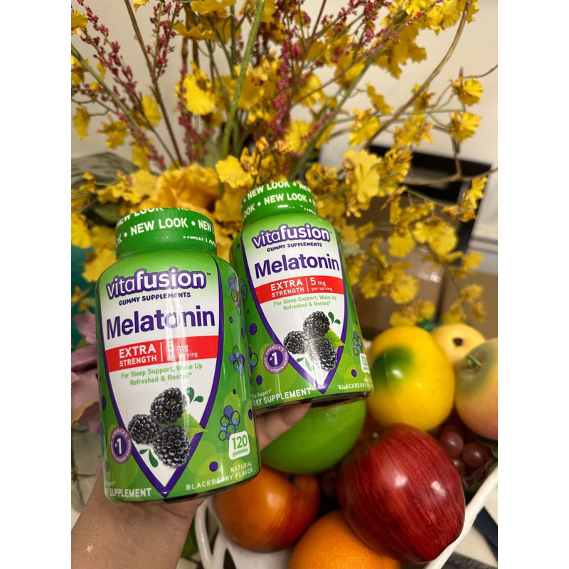 Kẹo Hỗ Trợ Ngủ Ngon Vitafusion Sleep Extra Strength 5mg Melatonin - 120 viên