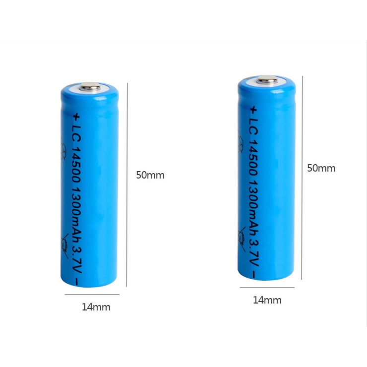 Pin lithium - Pin sạc - Pin AA số 5 14500 3.7V 1300mAh